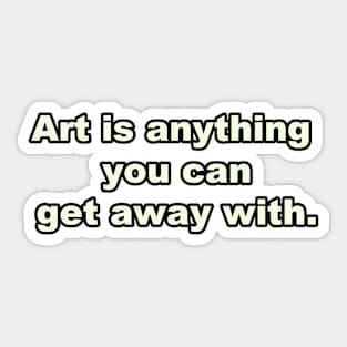 Art is... Sticker